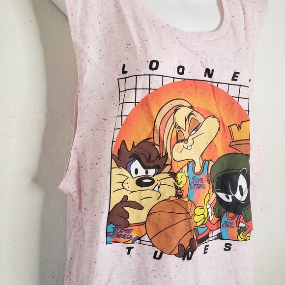 #101 NEW Space Jam Looney Tunes Tank Top Size XXL - Picture 3 of 5